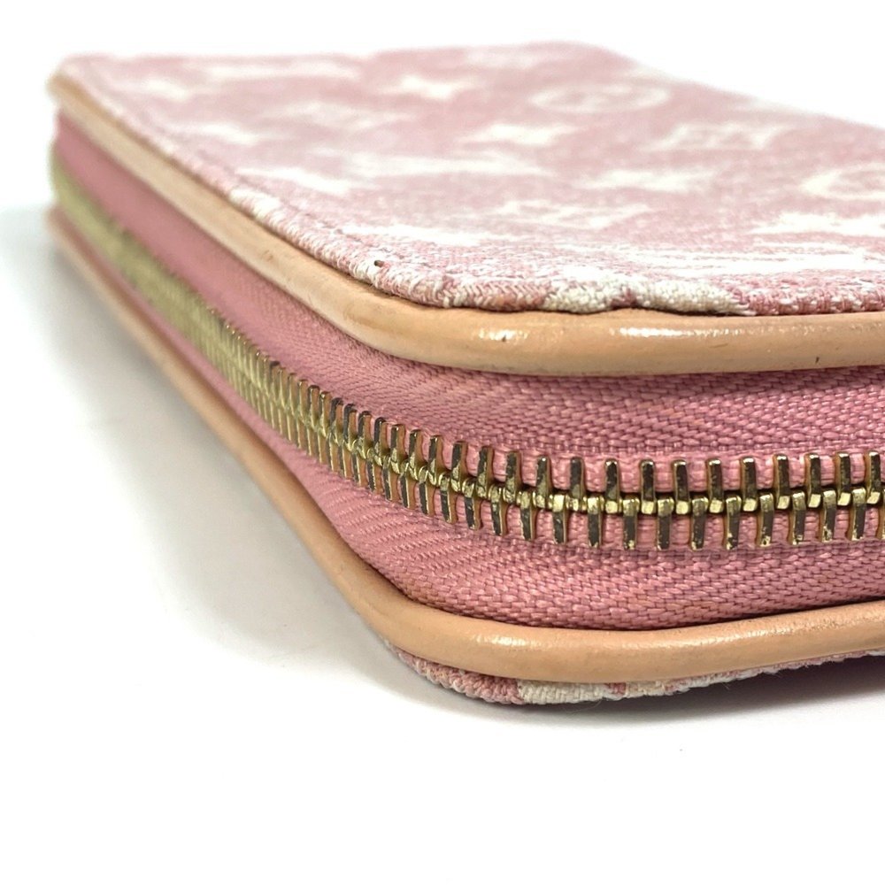 LOUIS VUITTON M81182 Monogram Denim Zippy Wallet, Women's, Pink - Picture 4 of 14